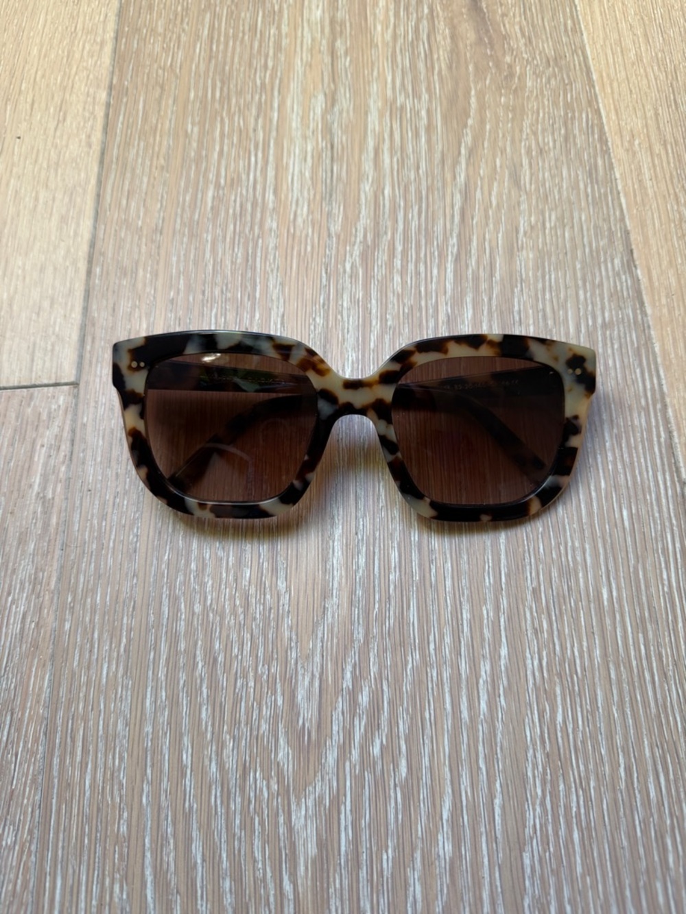 Warby Parker Tortoiseshell Square Sunglasses with Brown Lenses